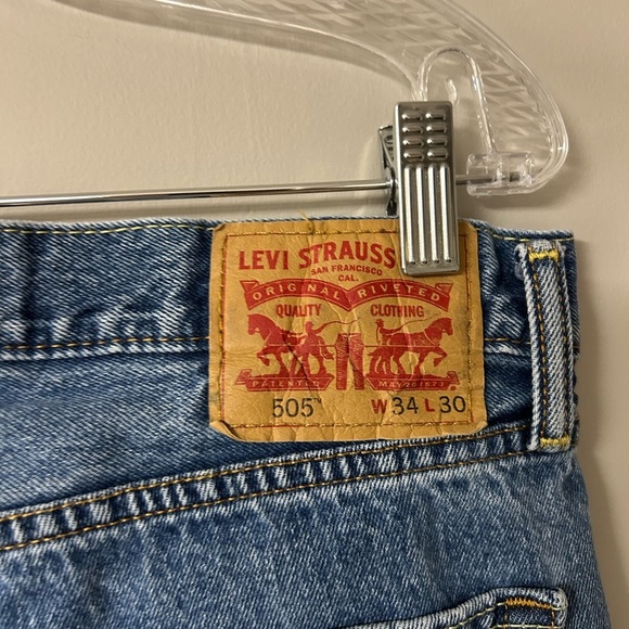 Levi’s 505 Men’s Blue Skinny Jeans - Picture 4 of 5